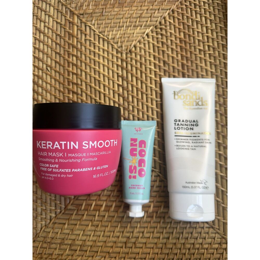 Beauty Bundle "Keratin mask Bondi Sands Hand Lotion NEW"